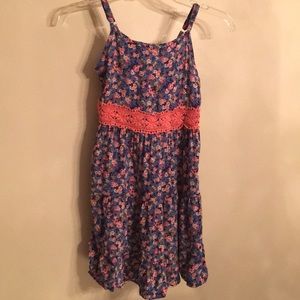Girls Size 10 Knit Works Floral Sundress